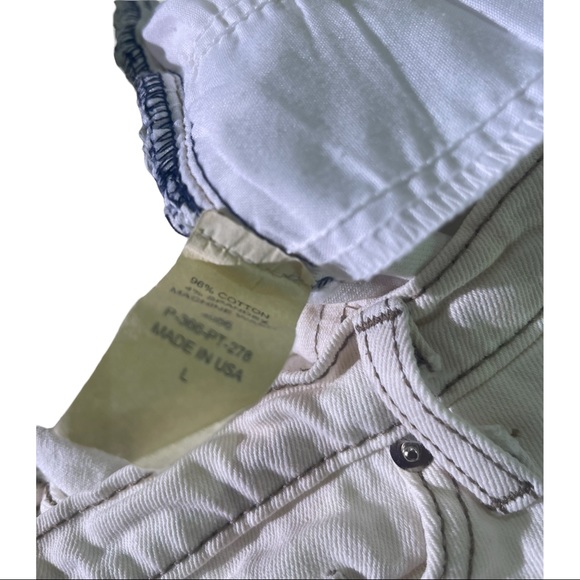 Forever 21 embellished vintage white Jeans size Large - Picture 8 of 9